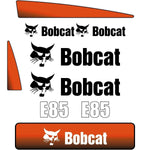 Bobcat E85 Decal Kit - Exceeds OEM - 3m AIR Release 10Yr vinyl